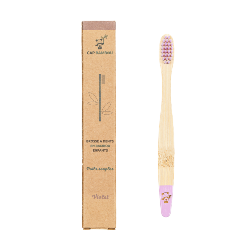 Brosse à Dents Enfant - Violet (x 2pièces)
