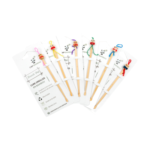 Cures Oreilles "Bamb'Ori" : Lot De 5