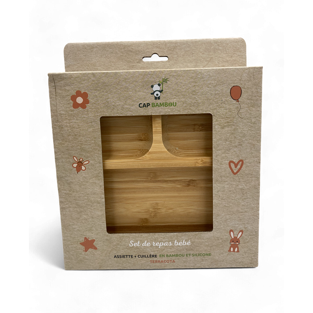 Set De Repas Terracotta (Assiette + Cuillère) – Image 2