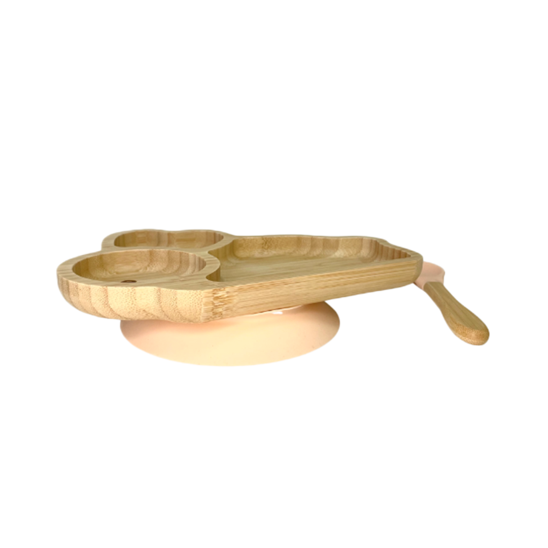 Set De Repas Bébé Lapin (Assiette + Cuillère) – Image 2