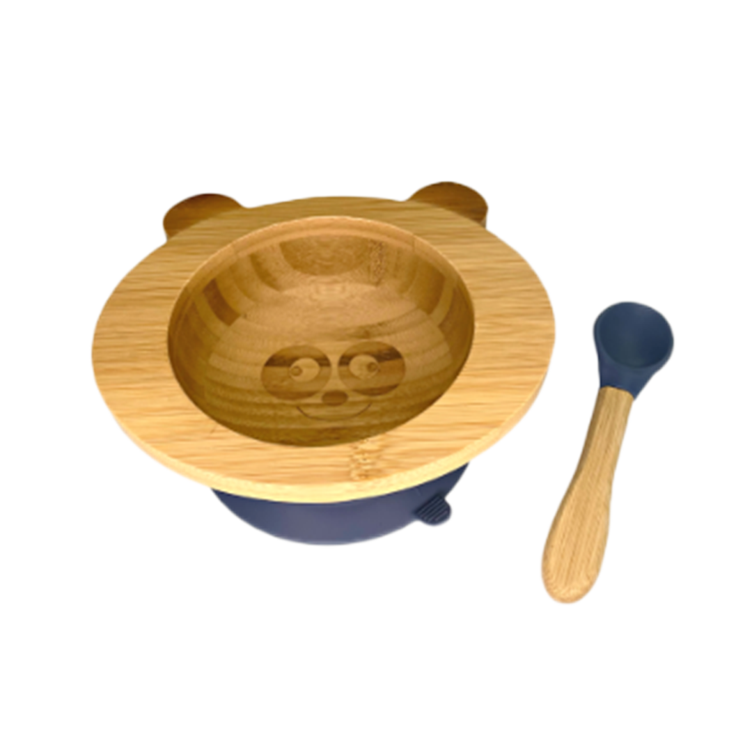 Set De Repas Bébé Panda (Bol + Cuillère) – Image 2