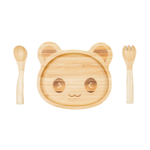 Set De Repas Enfants (Assiette + Fourchette + Cuillère)