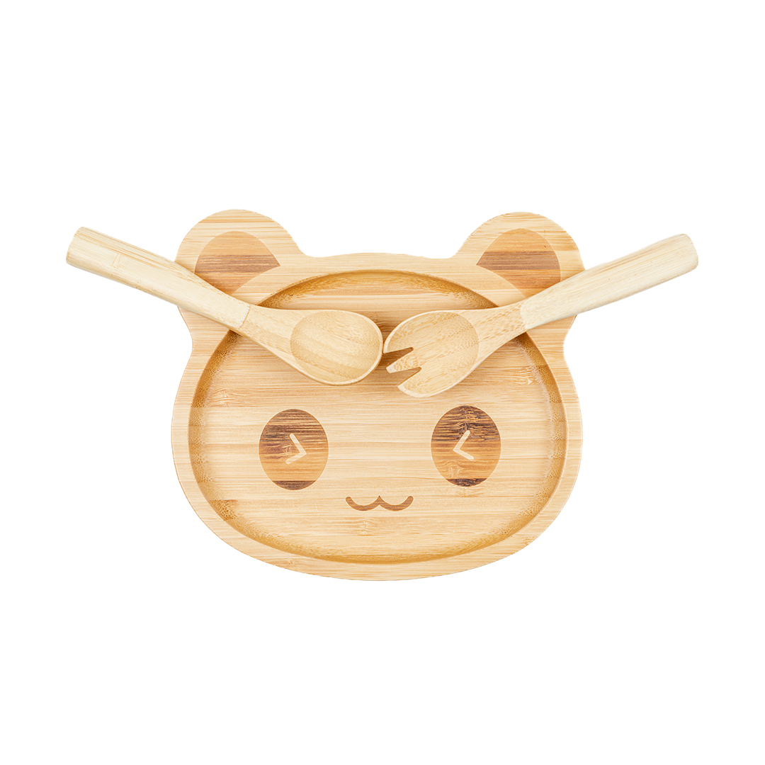 Set De Repas Enfants (Assiette + Fourchette + Cuillère) – Image 2