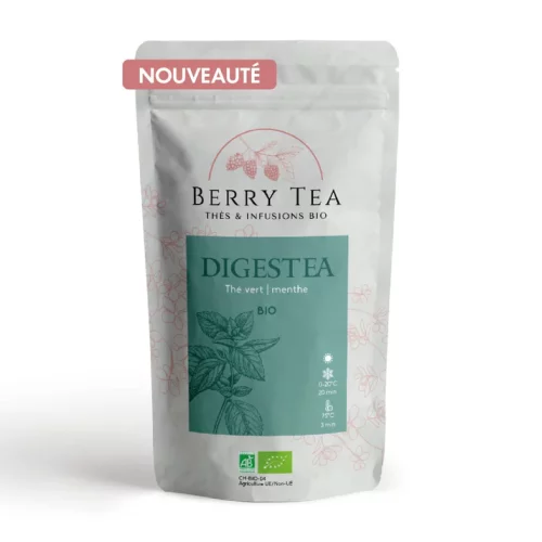 Digestea - Thé vert menthe poivrée - Lot de 2x 90gr