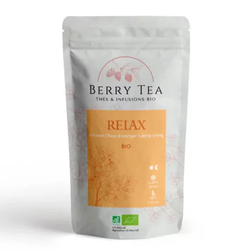 Relax - Infusion fleur d'oranger et ylang-ylang - Lot de 2x 60gr
