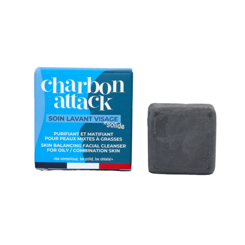 Soin lavant visage - Charbon attack