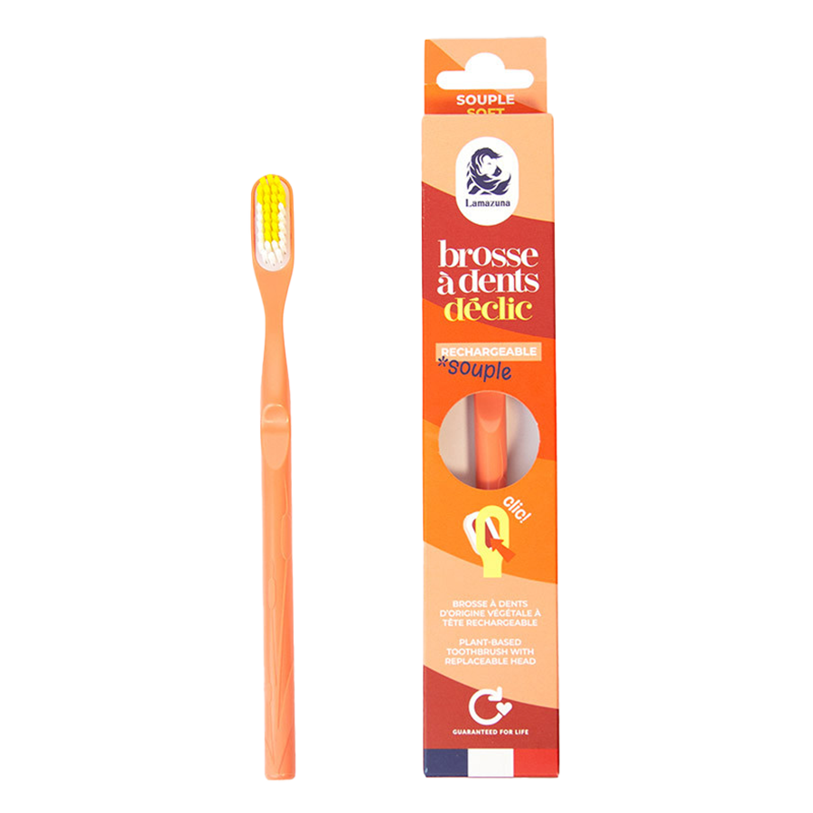 Brosse à dents - Souple - Corail – Image 2