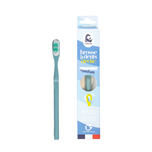Brosse à dents (2pièces) - Medium - Bleu orage