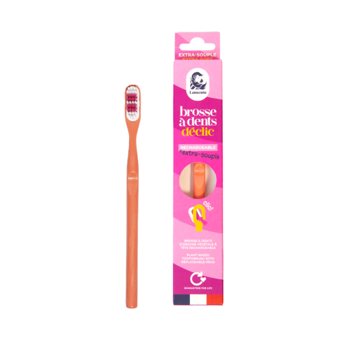 Brosse à dents (2pièces) - Extra souple - Corail