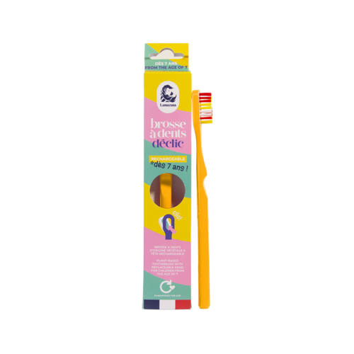 Brosse à dents (2pièces) - enfant - Jaune