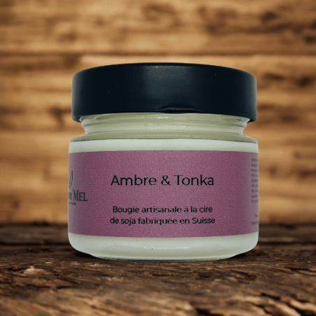 Ambre & Tonka - Bougie - 160gr