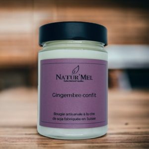 Gingembre confit - Bougie - 300gr