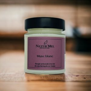 Musc blanc - Bougie - 120gr