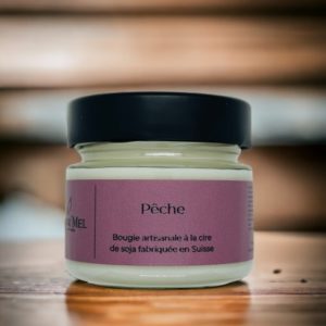 Pêche - Bougie - 160gr