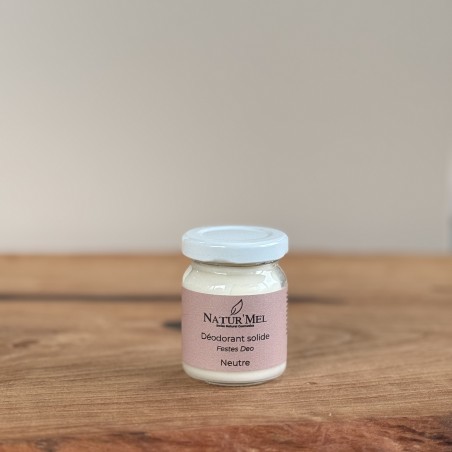 Déodorant "Neutre" - Sans huile essentielle - Pot en verre : 50 ml – Image 2