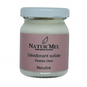 Déodorant "Neutre" - Sans huile essentielle - Pot en verre : 50 ml