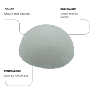 Eponge Konjac Visage - Nature — Toutes peaux