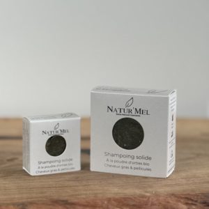 Shampooing solide - sans sulfate - Poudre d'ortie bio - 90gr