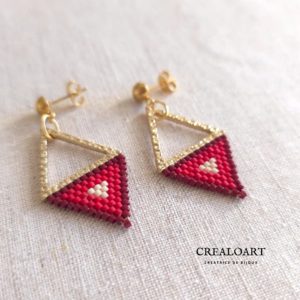 Boucles d'oreilles FOUF - En collaboration avec CréaLoArt