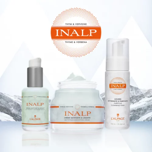 Coffret - Crème Matifiante et Lissante + Sérum Matifiant et Lissant + Mousse Nettoyante INALP