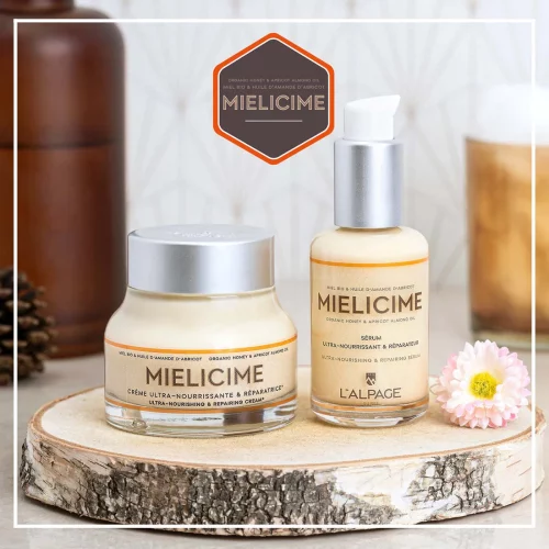 Coffret Mielicime - Crème Ultra-Nourrissante et Réparatrice 50ml + Sérum Ultra-Nourrissant et Réparateur30ml