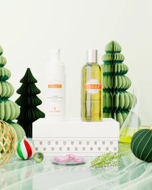 Set - INALP Mousse Nettoyante + Huile de Douche Relaxante
