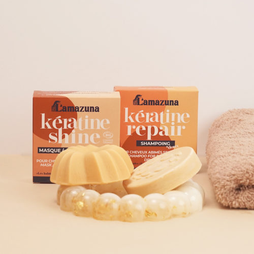 Duo Lamazuna - Shampoing Kératine et après-shampoing Kératine